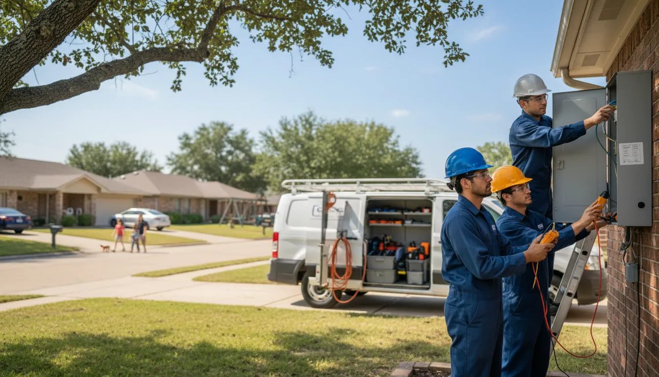Certified electrician providing emergency electrical services in Washington, IN